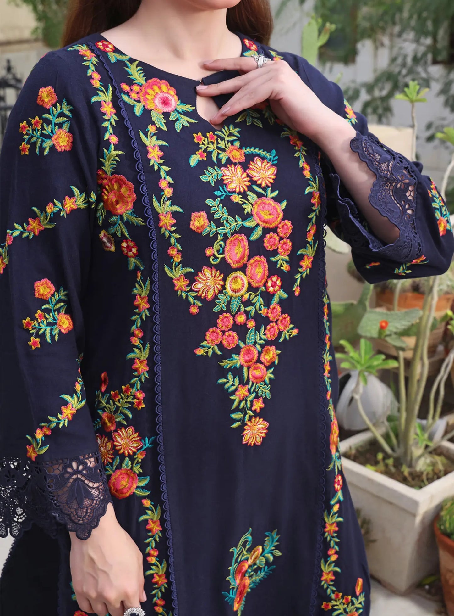 Stitched Winter Emb 3pc