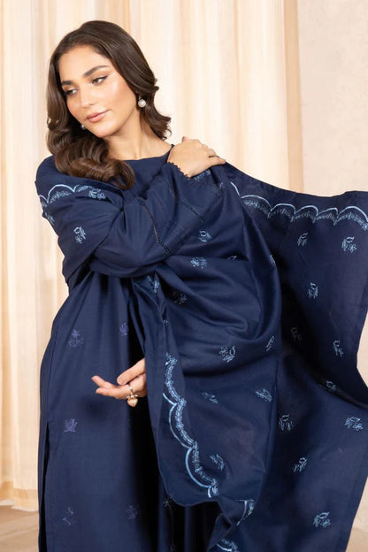 Navy Azurita Stitched 3Pcs