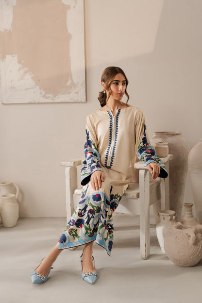 Cream Alishba 3PC