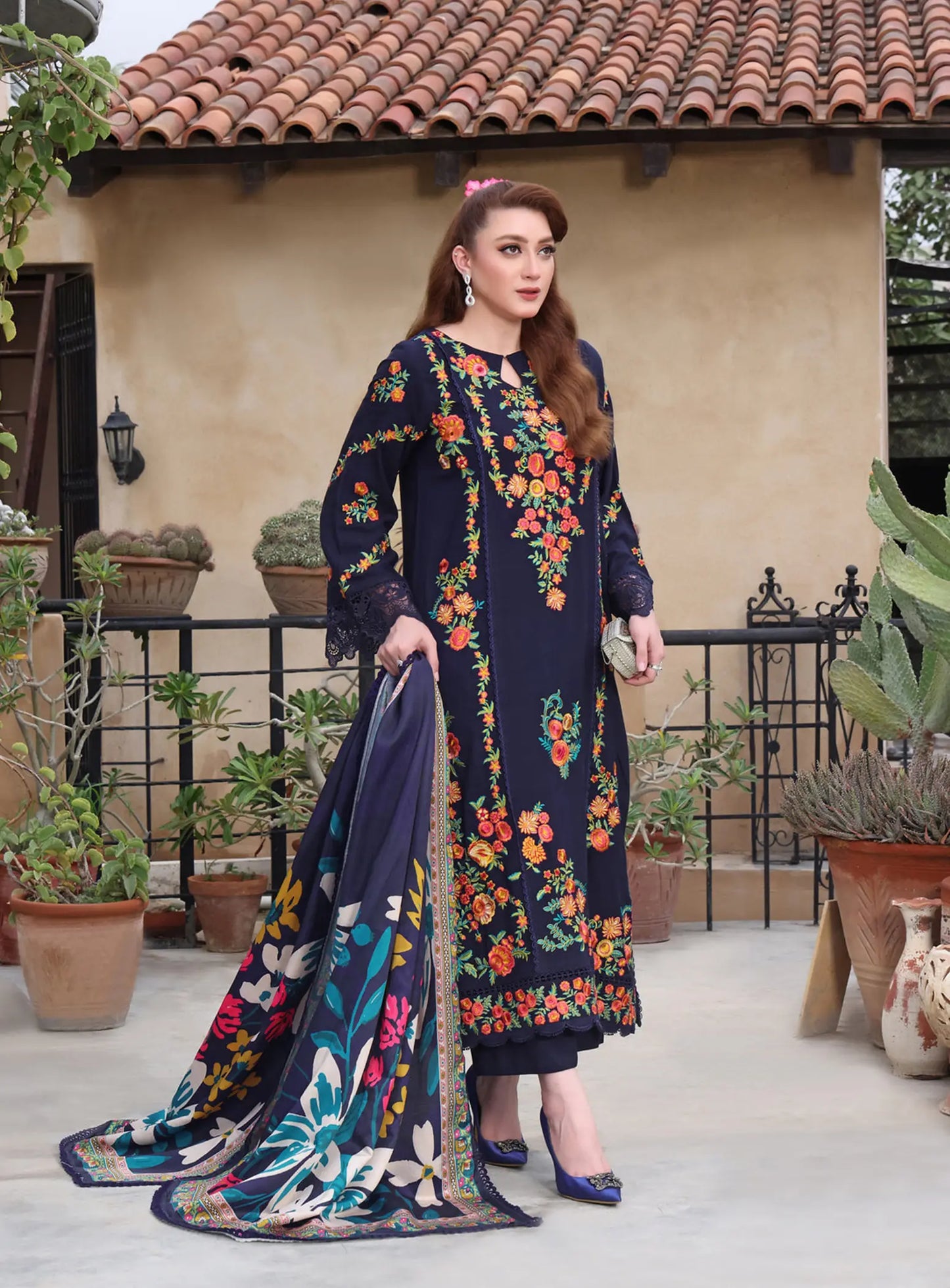 Stitched Winter Emb 3pc
